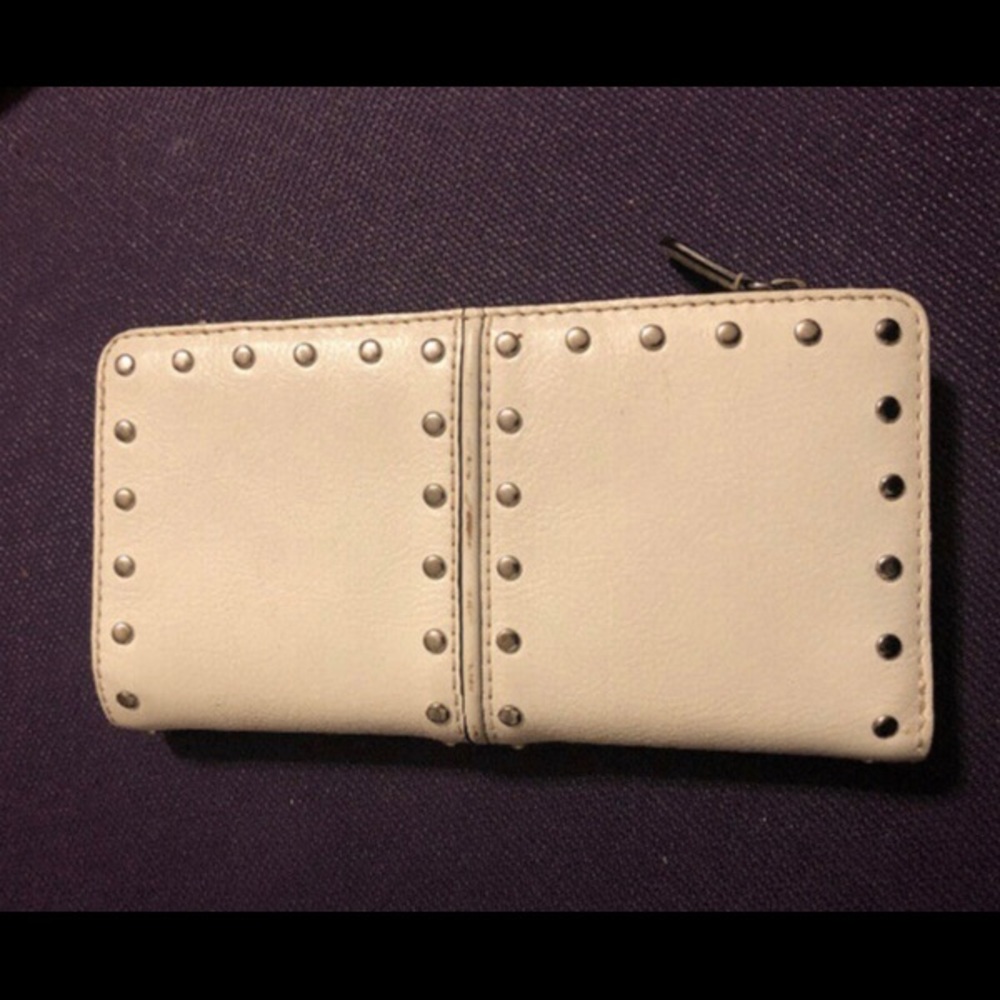 Michael Kors white leather wallet